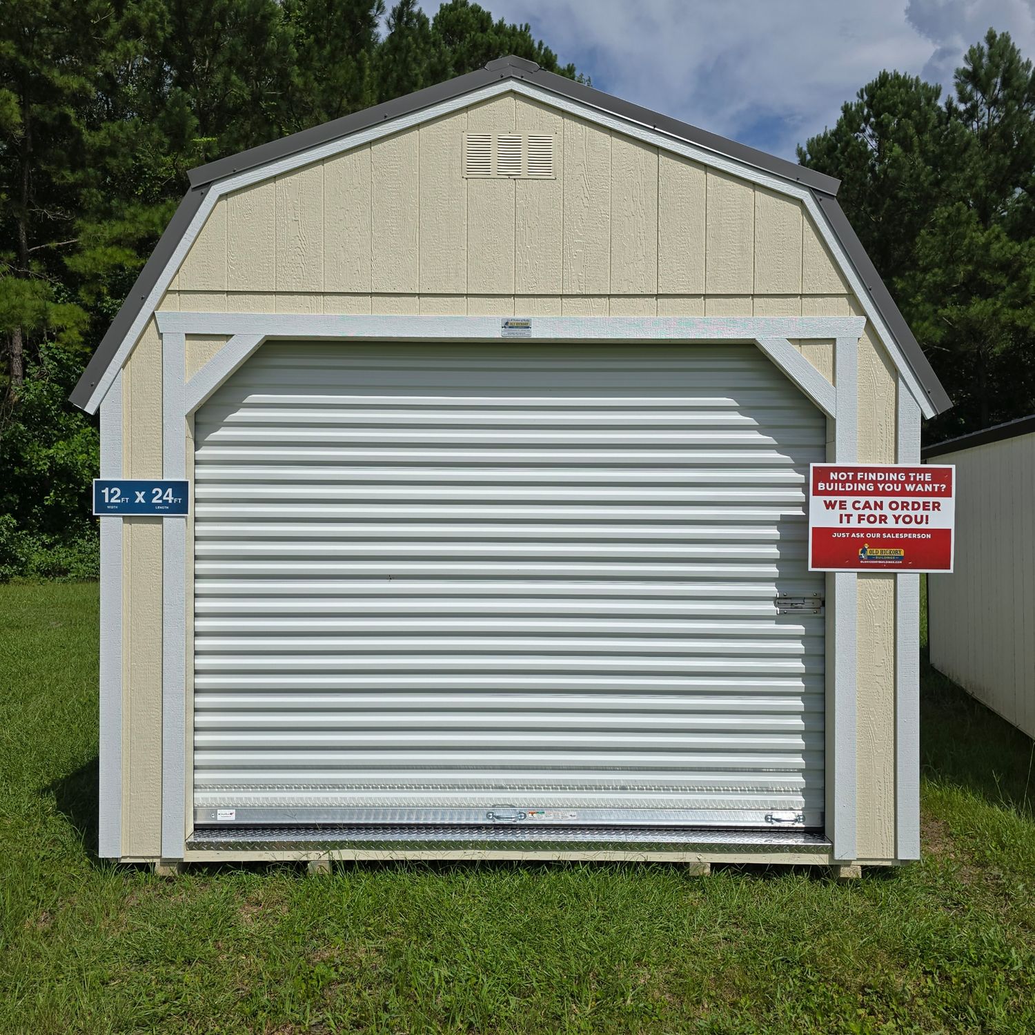 12x24 Lofted Barn-Garage Package