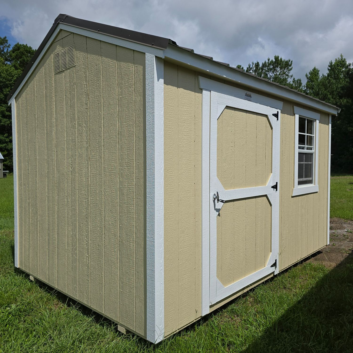 08x12 Utility Shed-Side Entrance