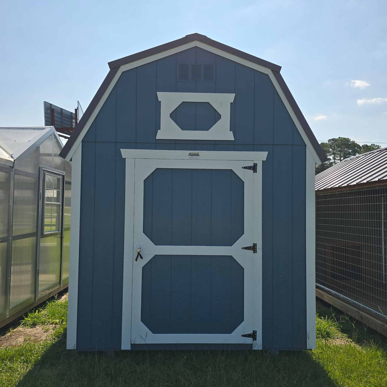 08x12 Lofted Barn-Front Entrance