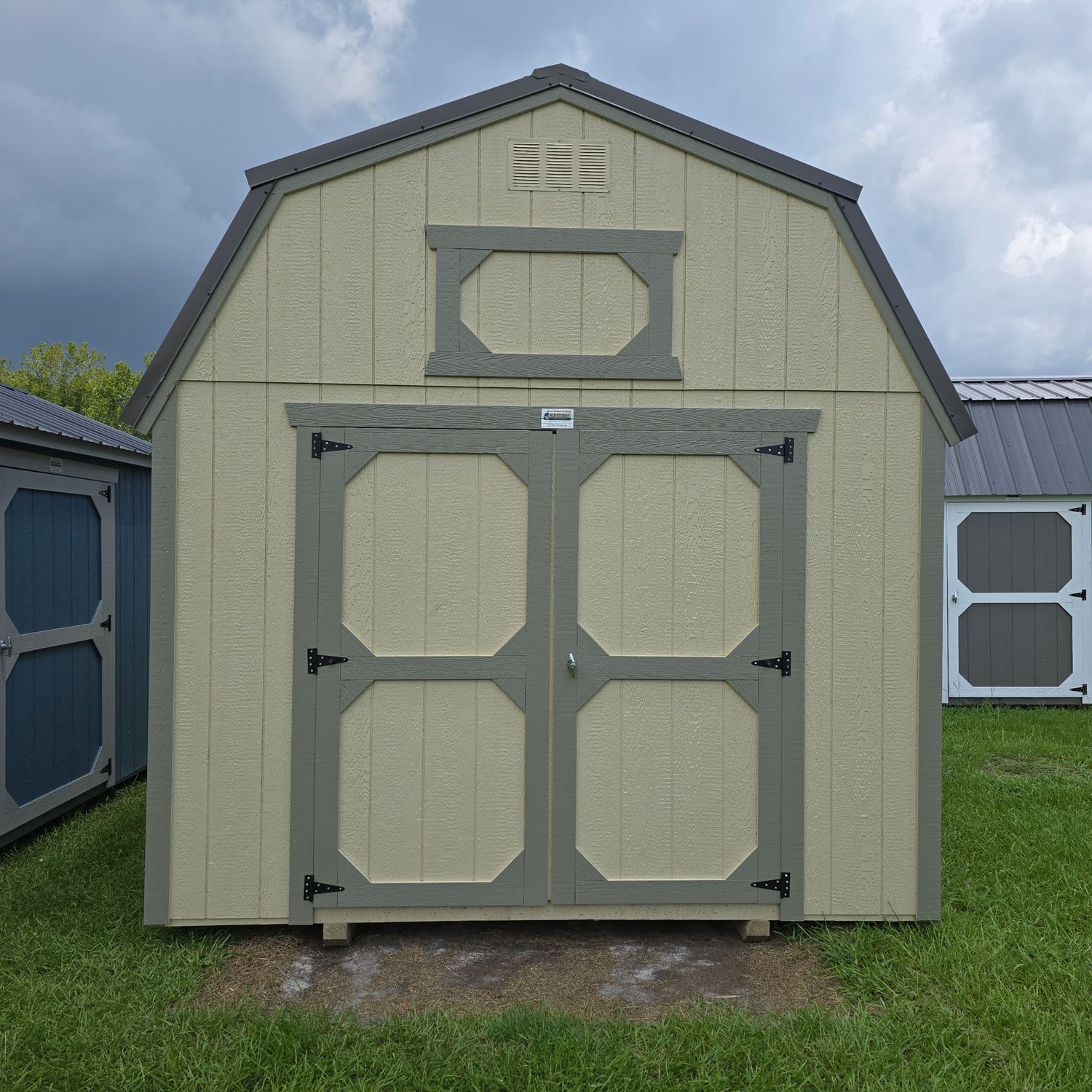 10x12 Lofted Barn-Front Entrance