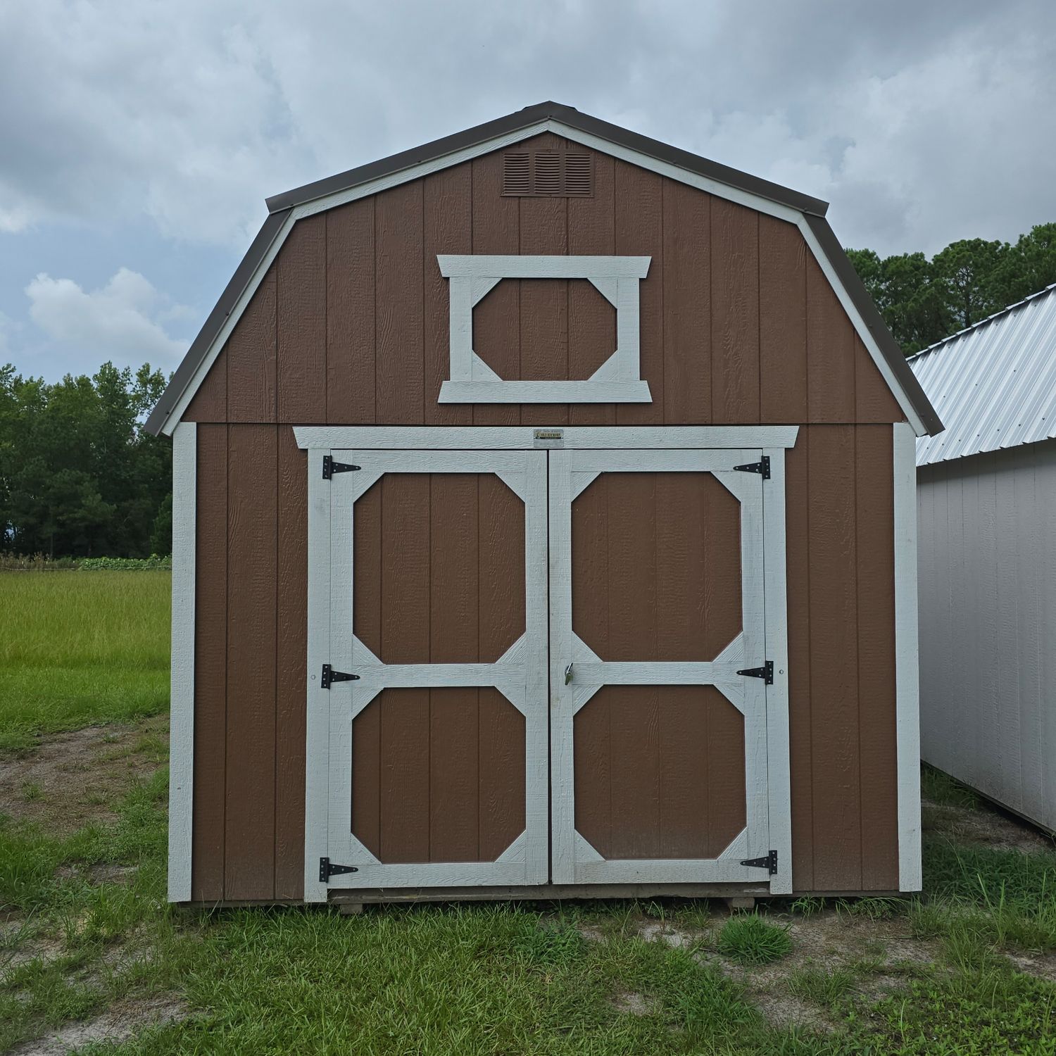 10x16 Lofted Barn-Front Entrance