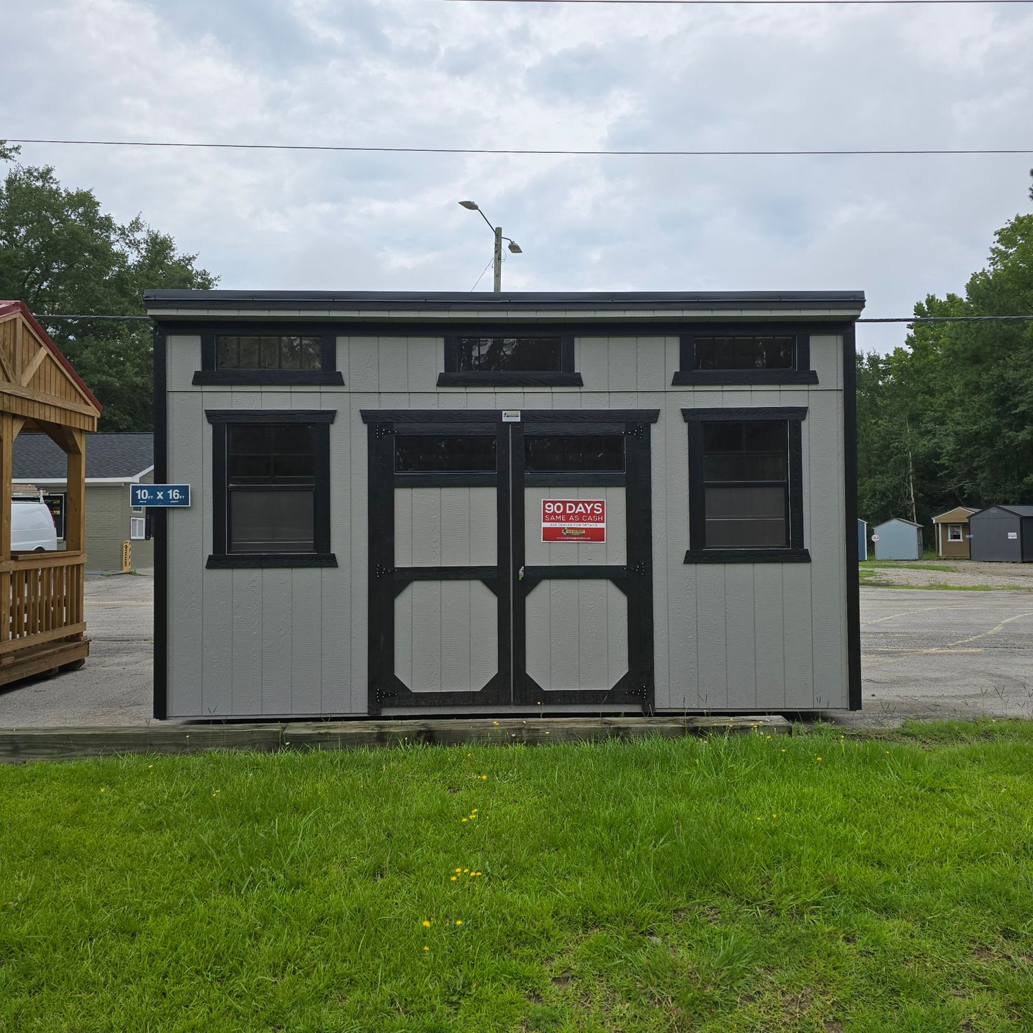 10x16 Single Slope Shed