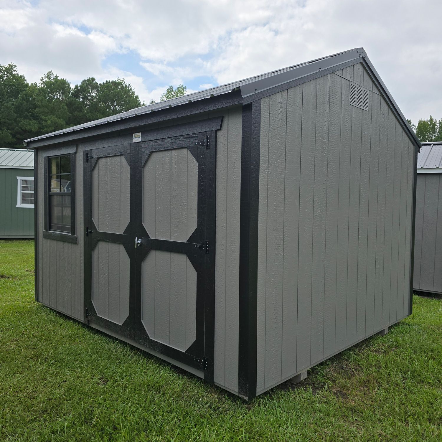 10x12 Utility Shed-Side Entrance
