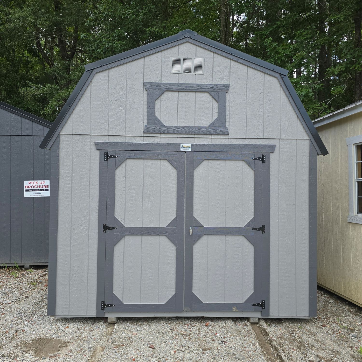 10x20 Lofted Barn-Front Entrance