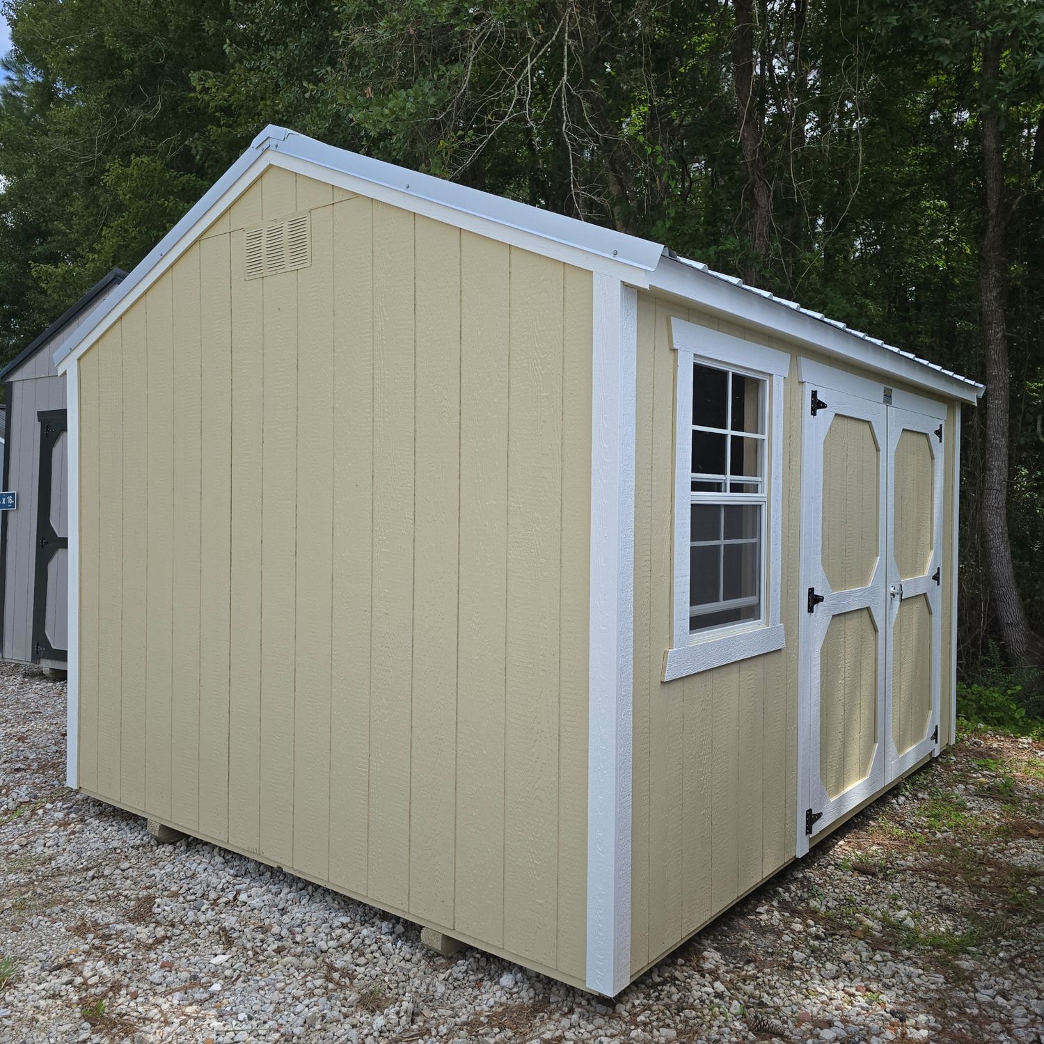 10x12 Utility Shed-Side Entrance