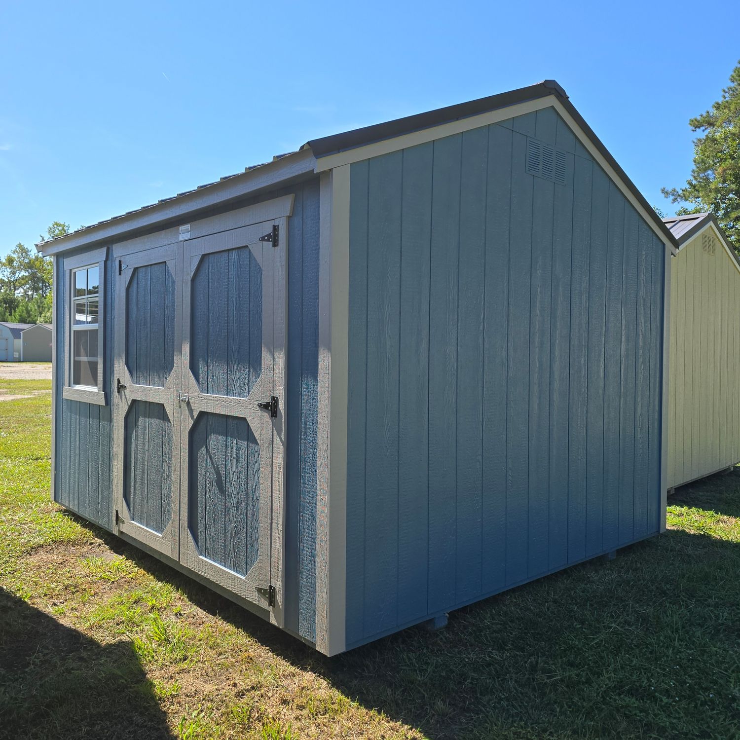 10x12 Utility Shed-Side Entrance