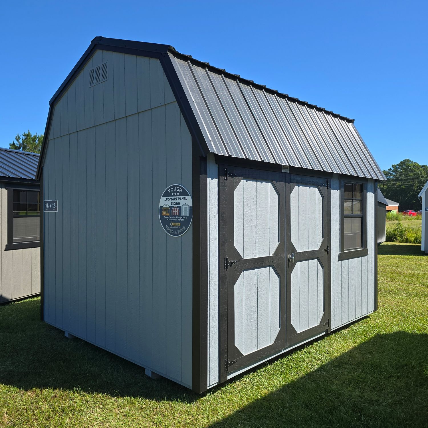 10x12 Lofted Barn-Side Entrance