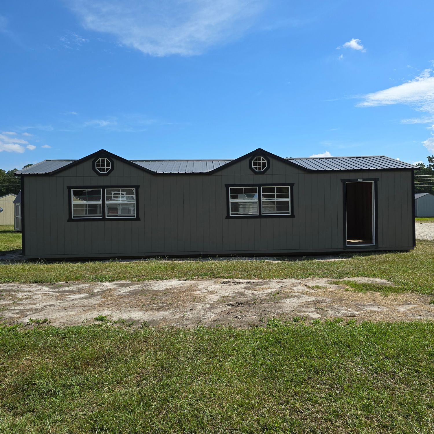 16x40 Utility Shed-Gable Dormers