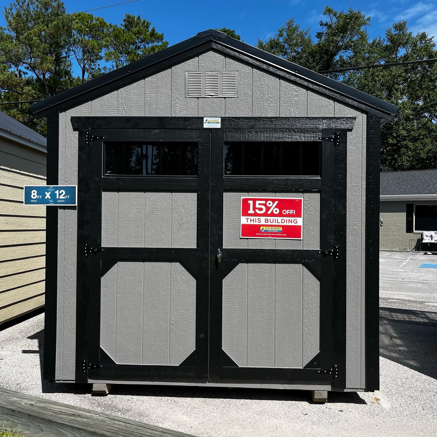 08x12 Utility Shed - Front Entrance 08x12 Utility Shed - Front Entrance