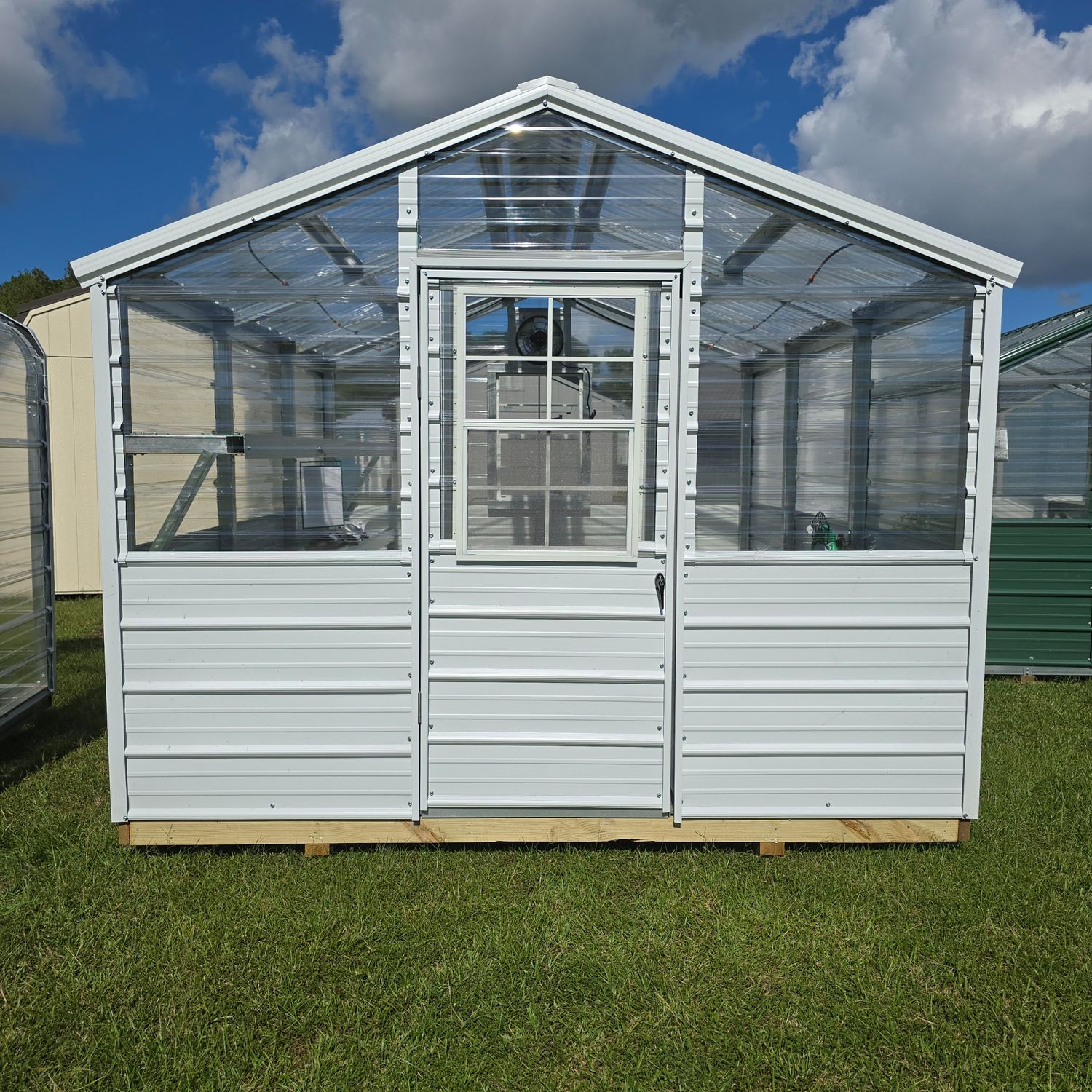 10x12 Vertical Roof Greenhouse