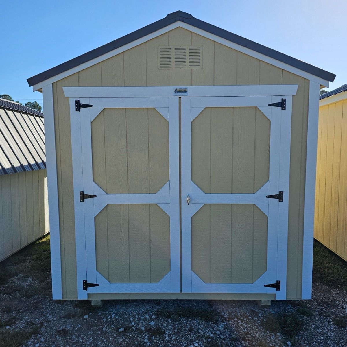 08x12 Utility Shed - Front Entrance 08x12 Utility Shed - Front Entrance