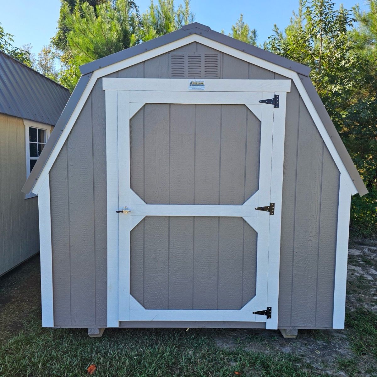 08x12 Barn Shed - Front Entrance 08x12 Barn Shed - Front Entrance