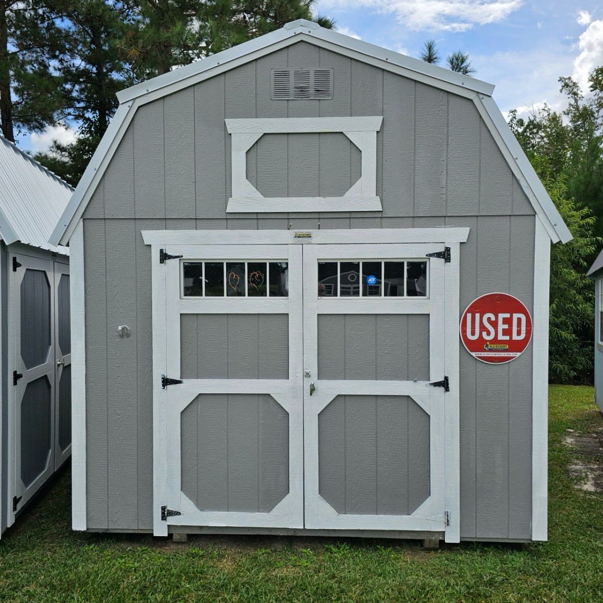10x12 Lofted Barn - Front Entrance