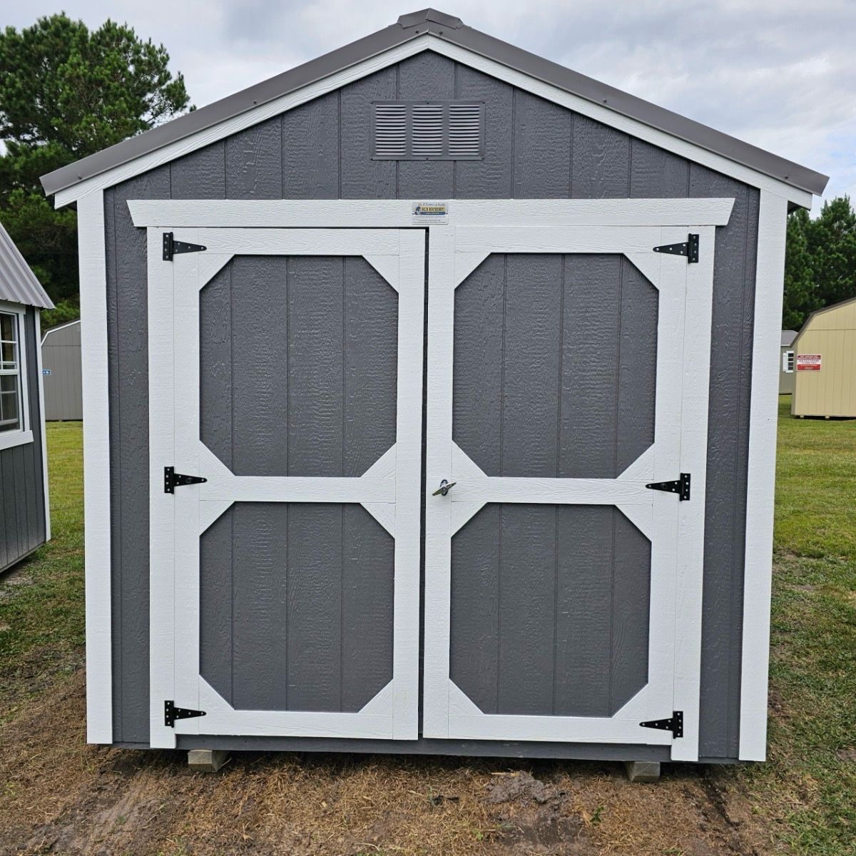 08x12 Utility Shed - Front Entrance 08x12 Utility Shed - Front Entrance