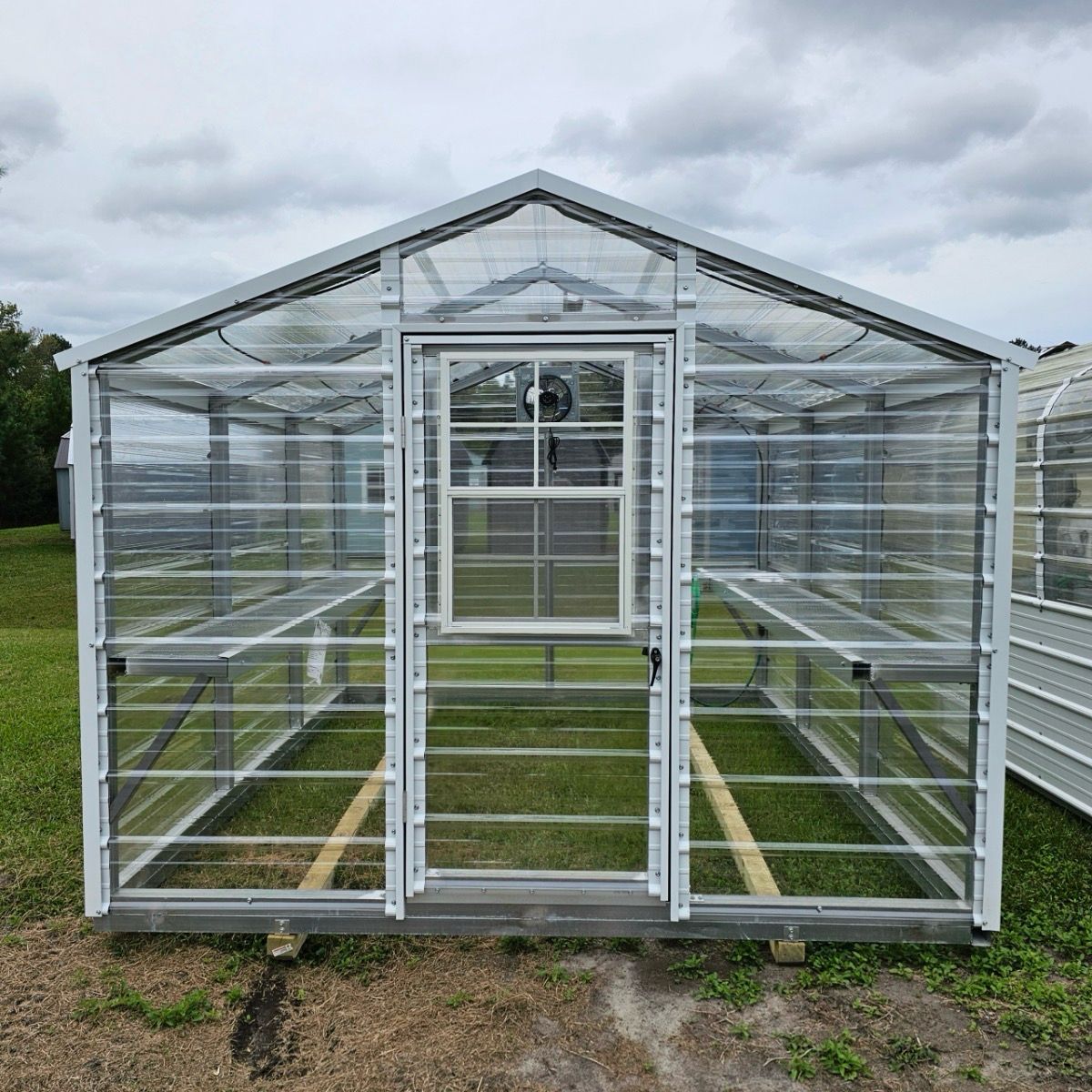 10x12 Horizontal Roof Greenhouse 10x12 Horizontal Roof Greenhouse