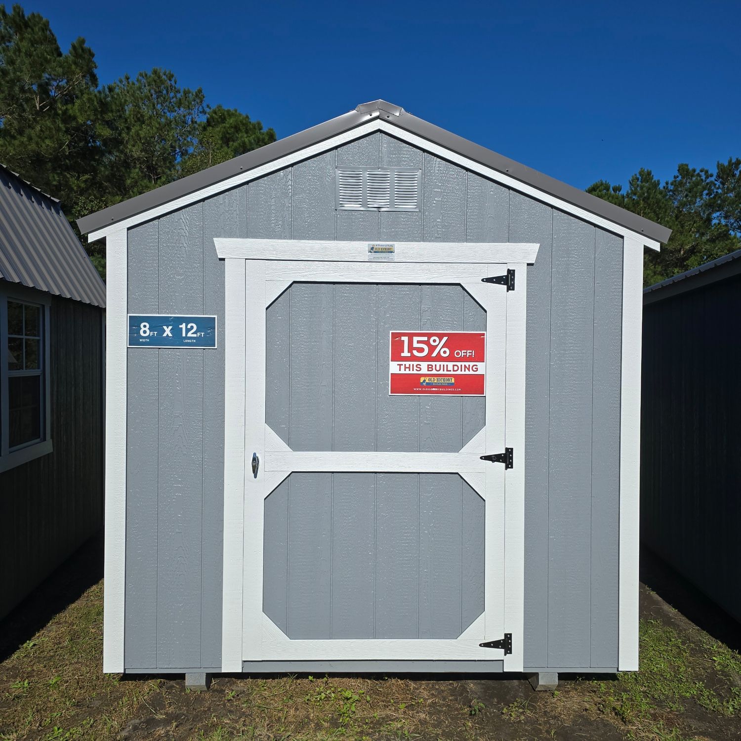 08x12 Utility Shed-Front Entrance 08x12 Utility Shed-Front Entrance