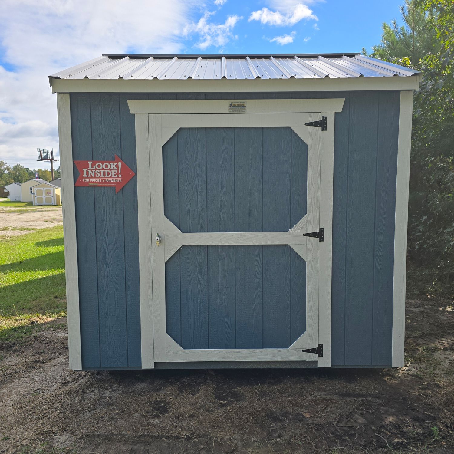 08x08 Utility Shed-Side Entrance 08x08 Utility Shed-Side Entrance