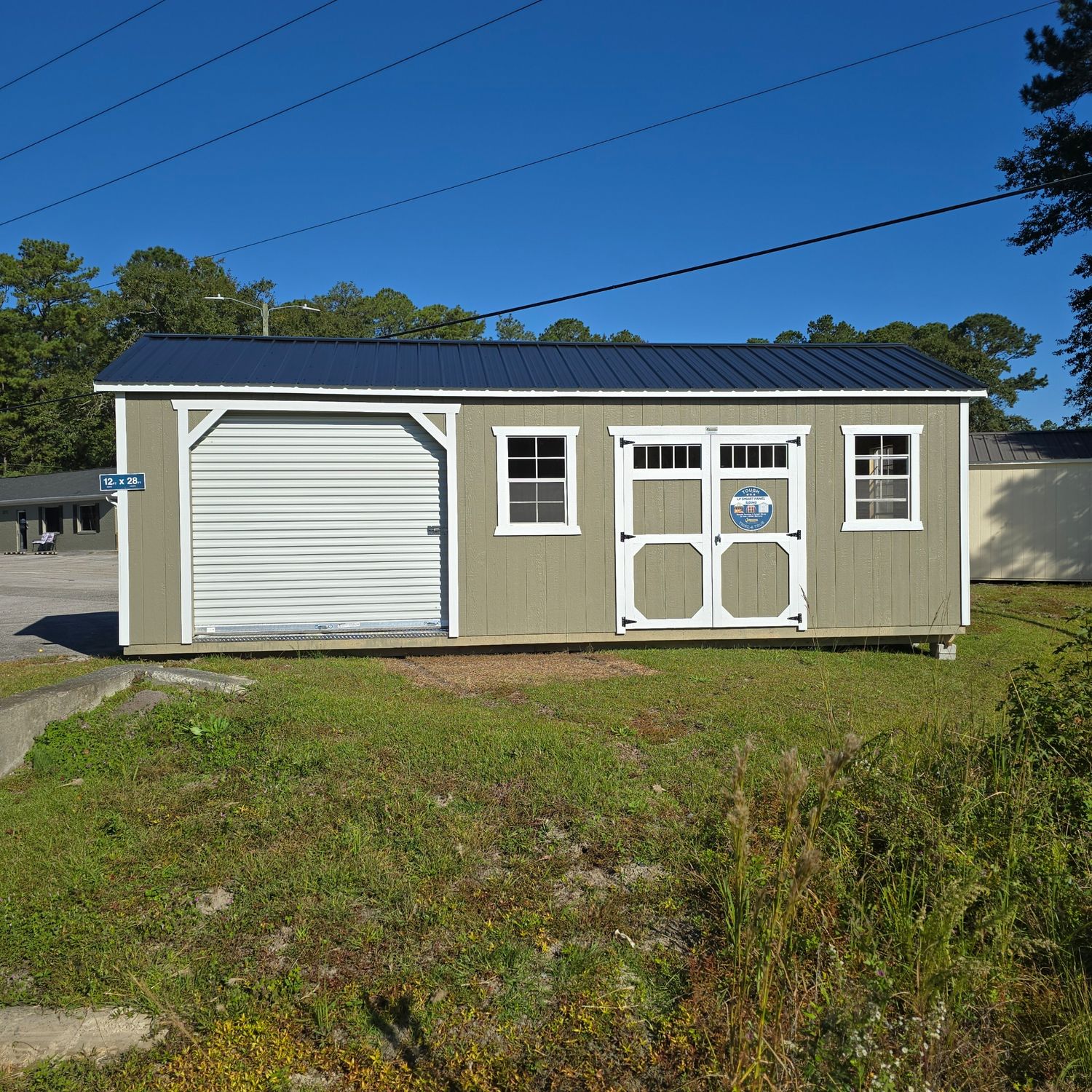 12x28 Utility Shed-Side Entrance 12x28 Utility Shed-Side Entrance