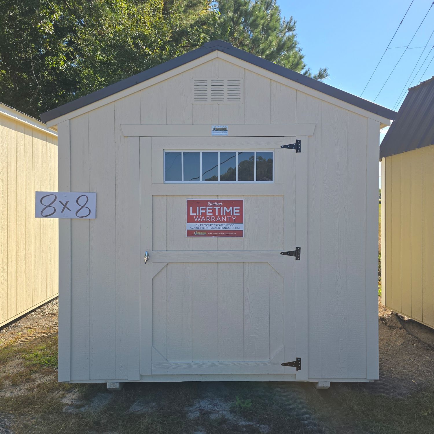 08x08 Utility Shed-Front Entrance 08x08 Utility Shed-Front Entrance