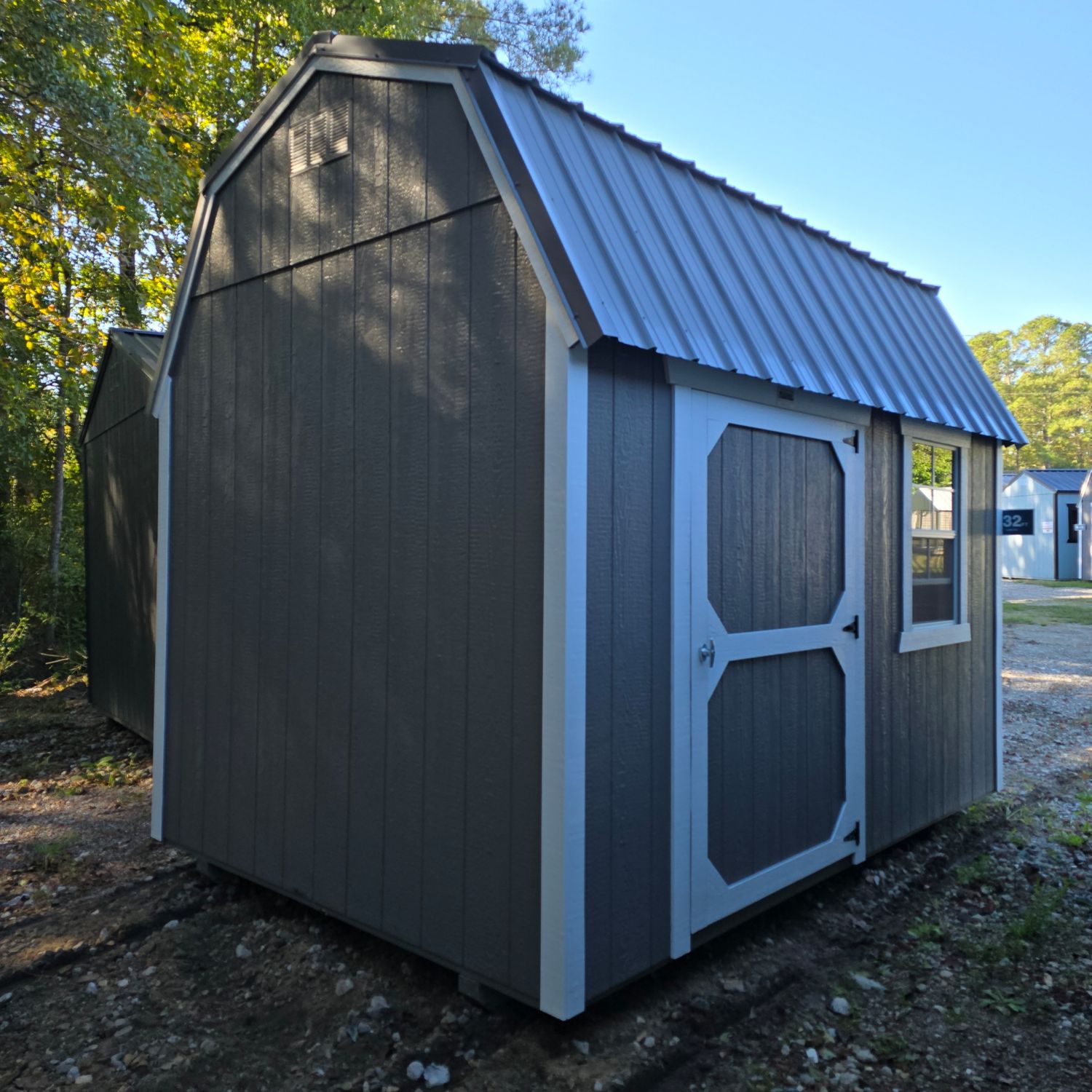 08x12 Lofted Barn-Side Entrance 08x12 Lofted Barn-Side Entrance