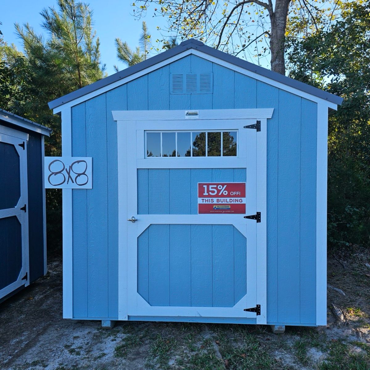 08x08 Utility Shed - Front Entrance 08x08 Utility Shed - Front Entrance