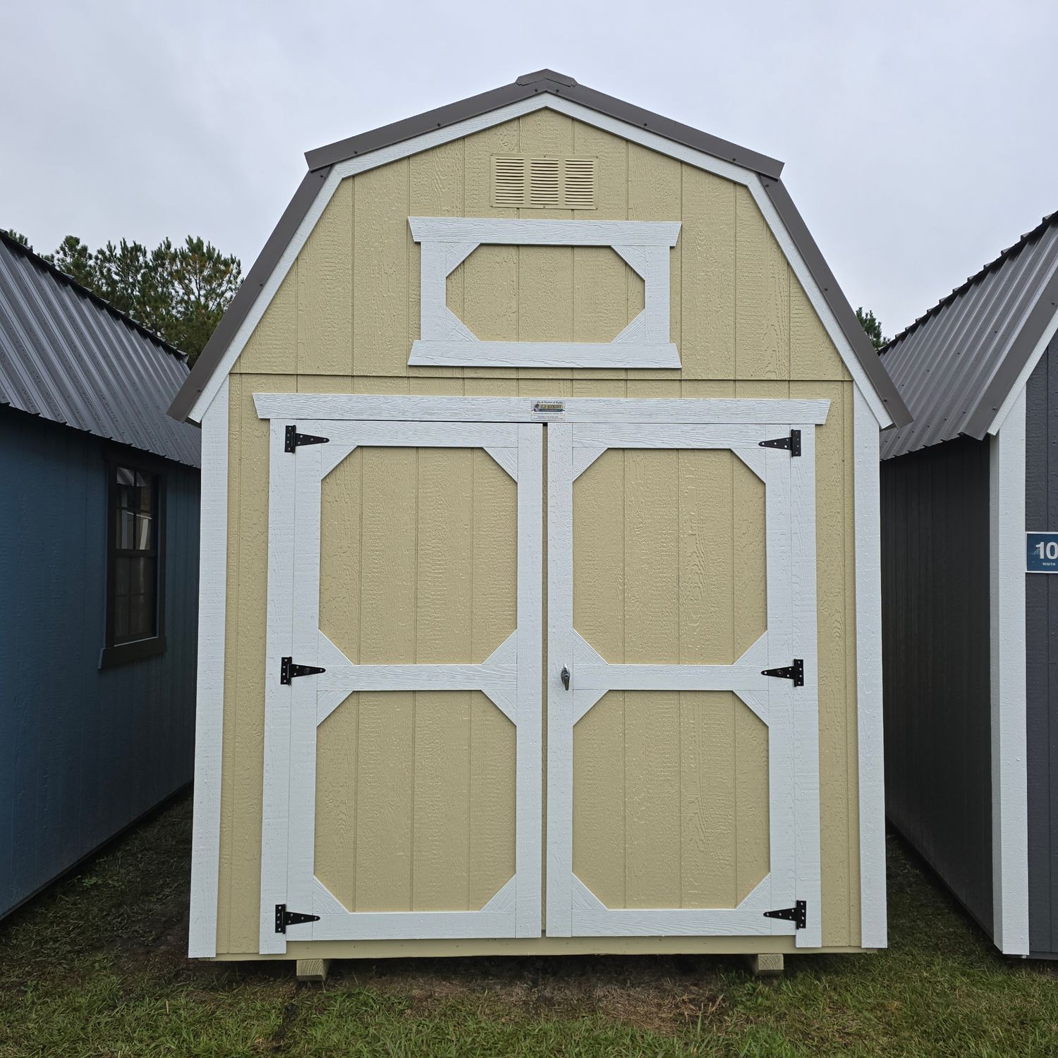 08x12 Lofted Barn-Front Entrance 08x12 Lofted Barn-Front Entrance