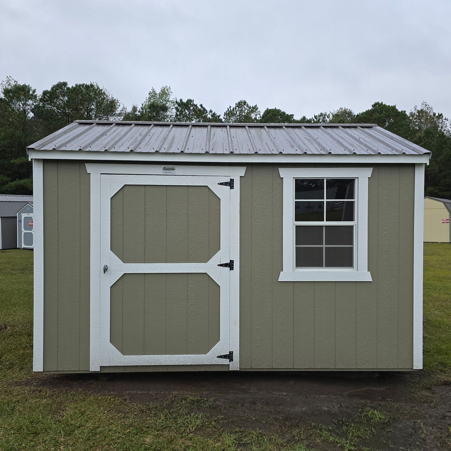 08x12 Utility Shed-Side Entrance 08x12 Utility Shed-Side Entrance