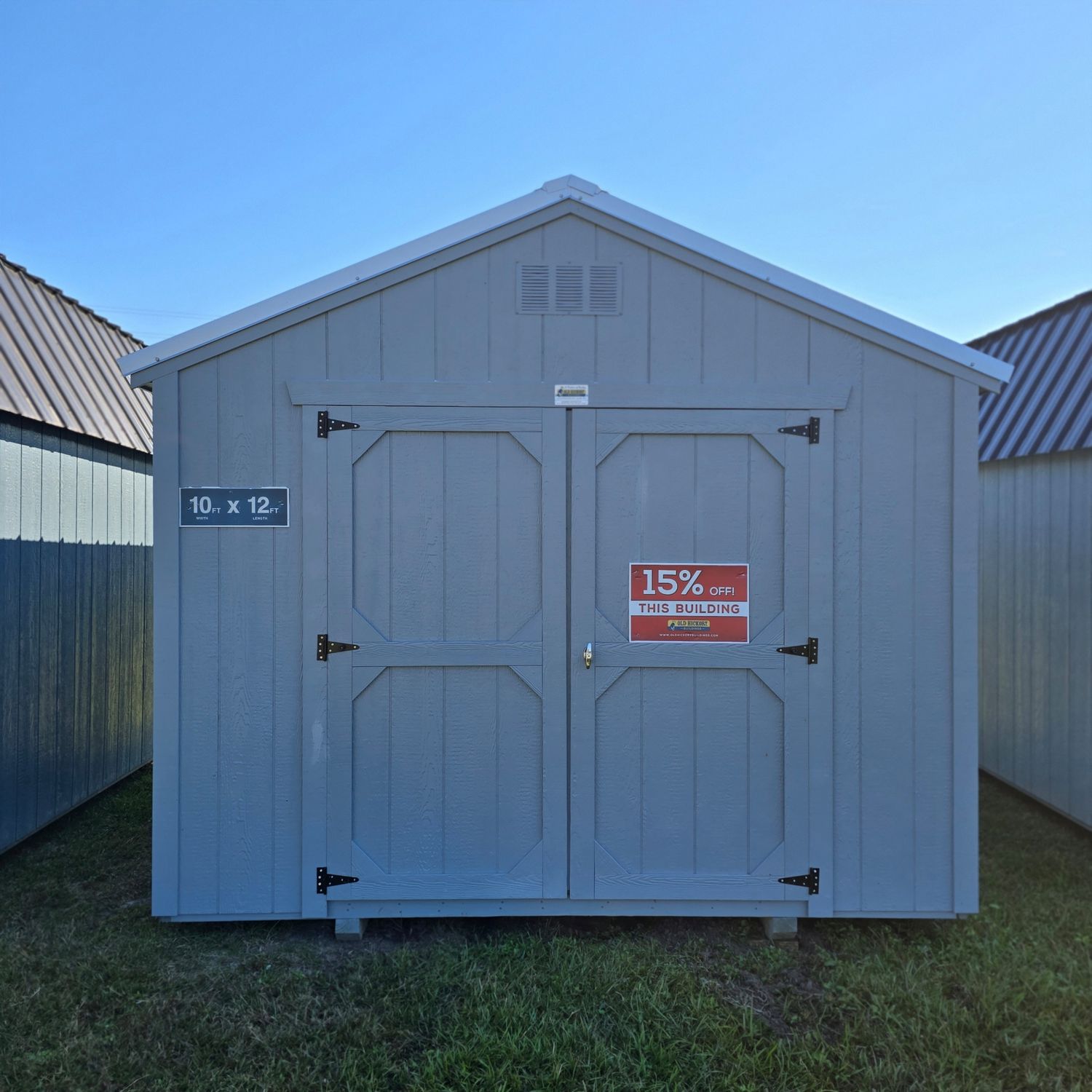 10x12 Utility Shed-Front Entrance 10x12 Utility Shed-Front Entrance