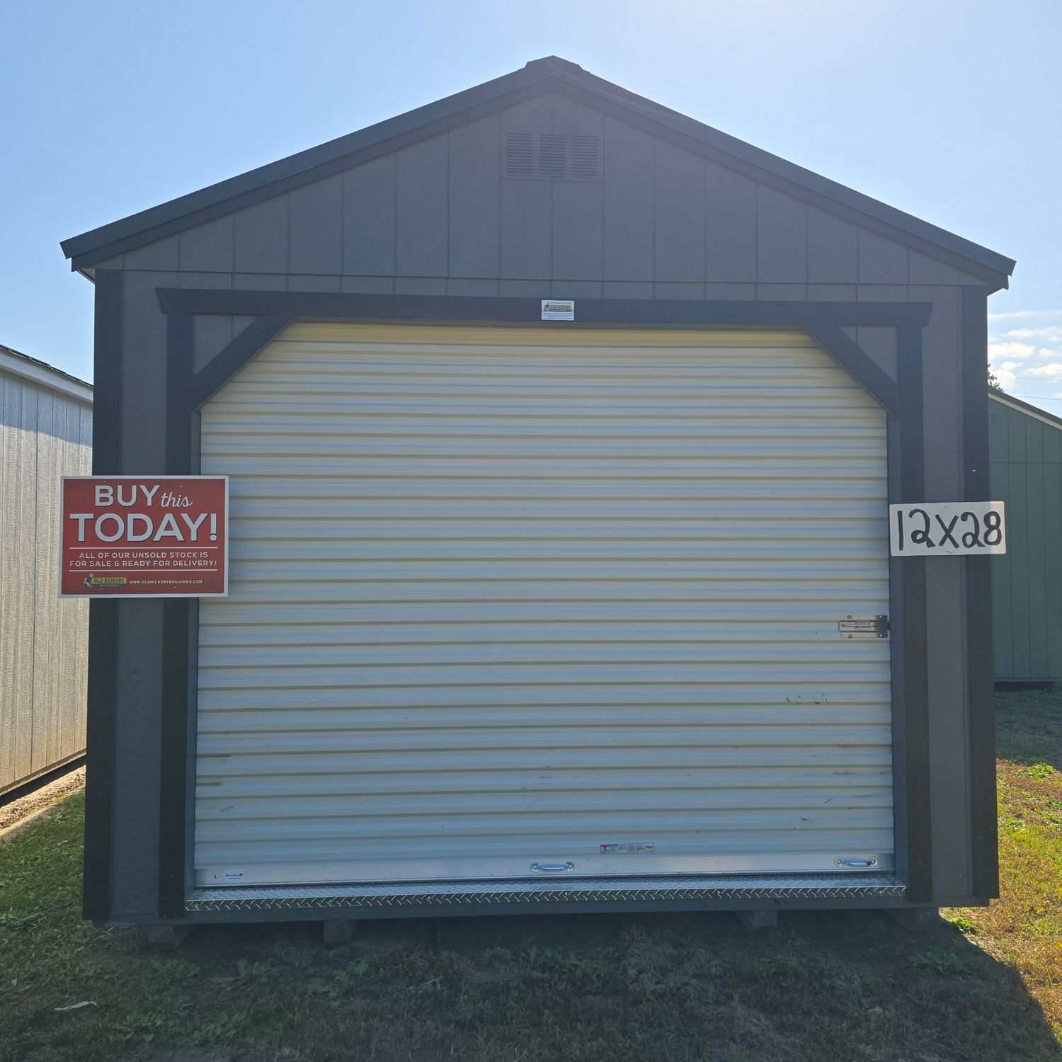 12x28 Utility Shed-Garage Package