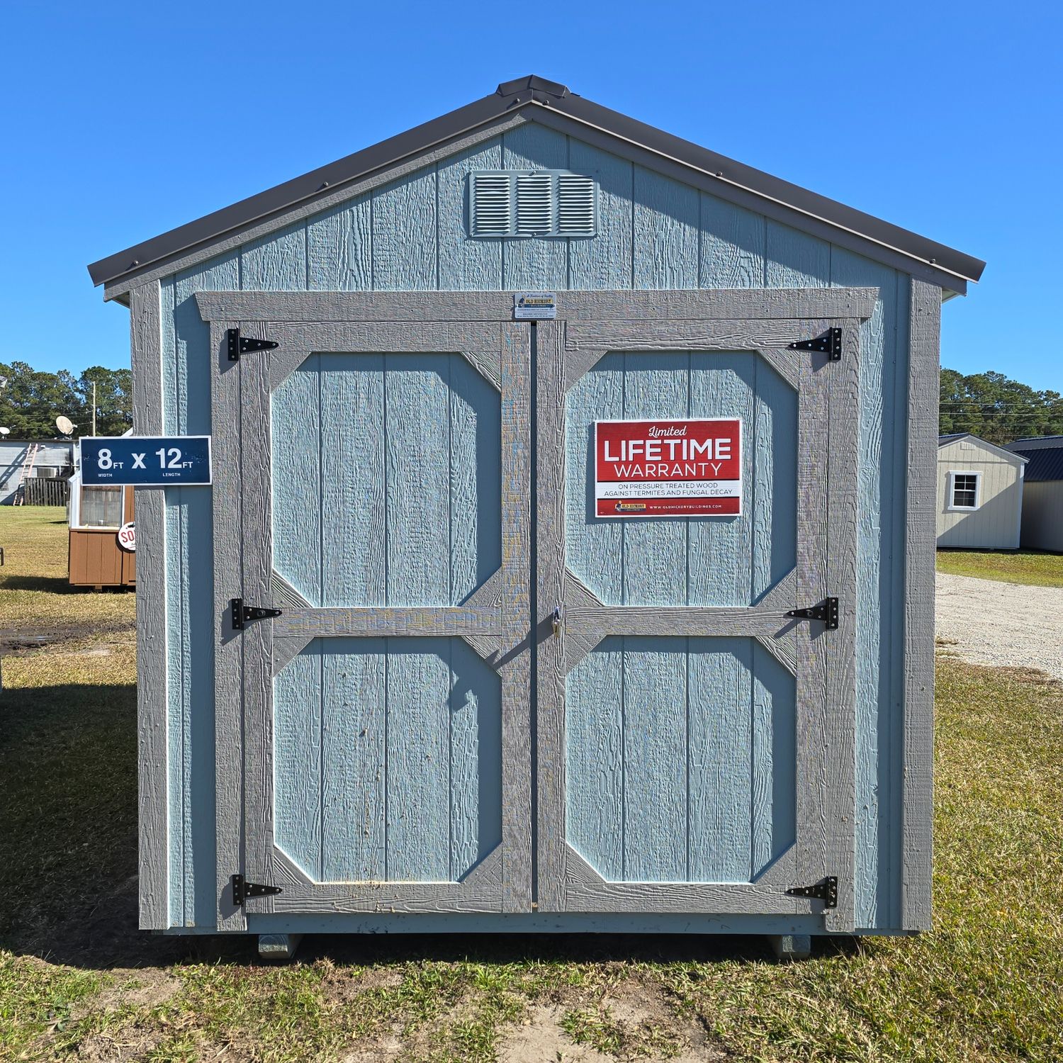 08x12 Utility Shed-Front Entrance 08x12 Utility Shed-Front Entrance