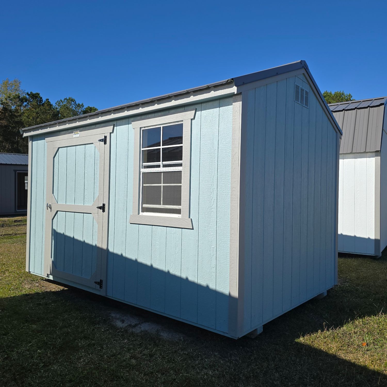 08x12 Utility Shed-Side Entrance 08x12 Utility Shed-Side Entrance