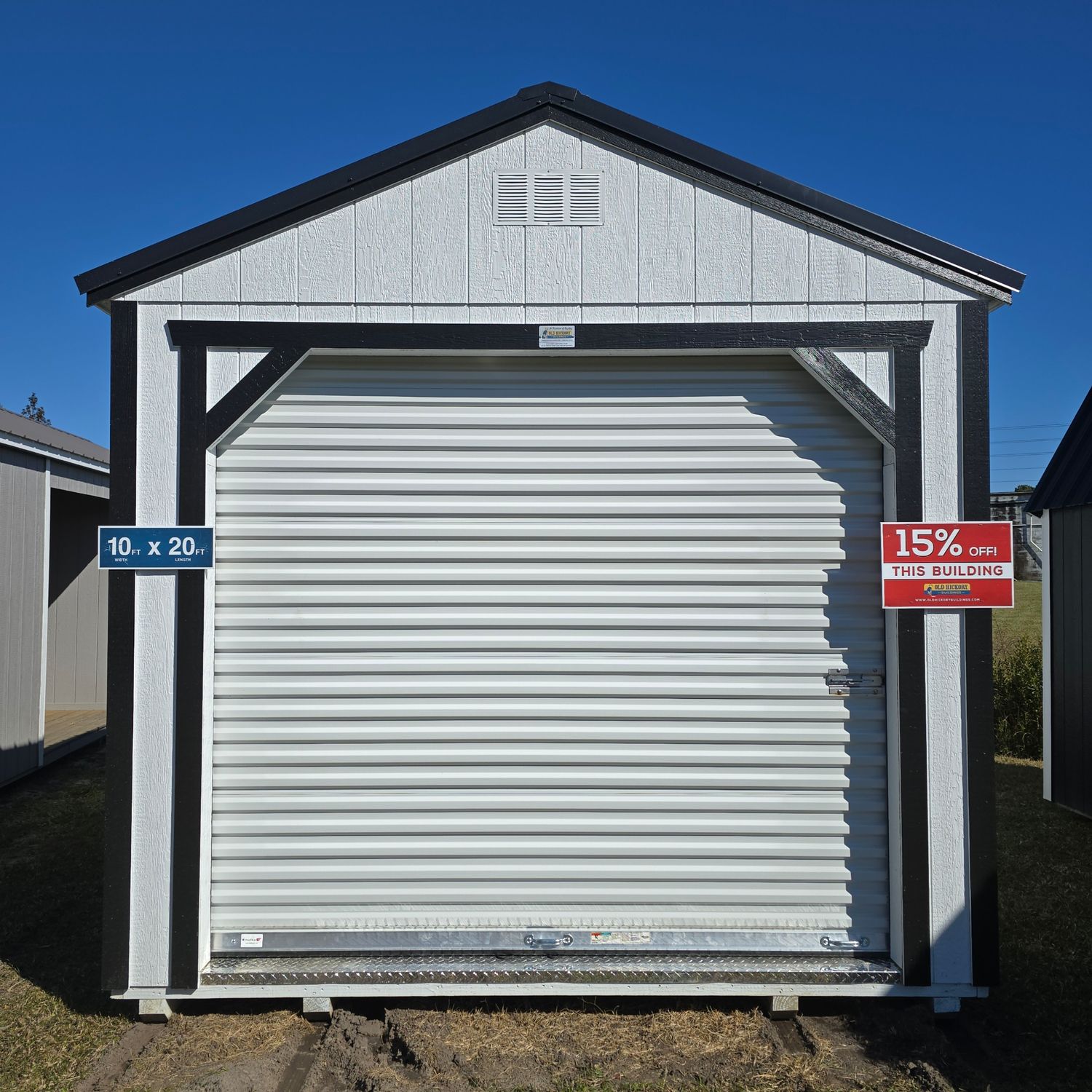 10x20 Utility Shed-Garage Package