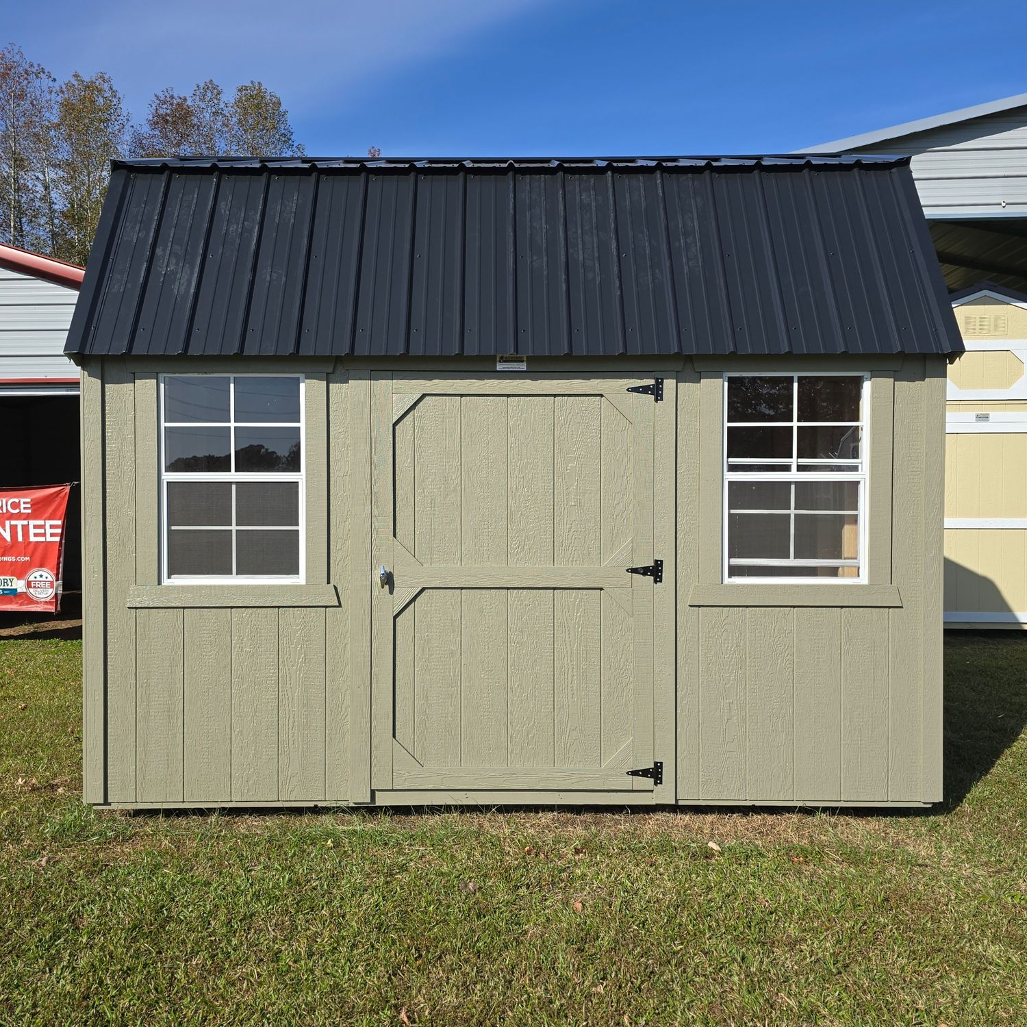08x12 Lofted Barn-Side Entrance 08x12 Lofted Barn-Side Entrance