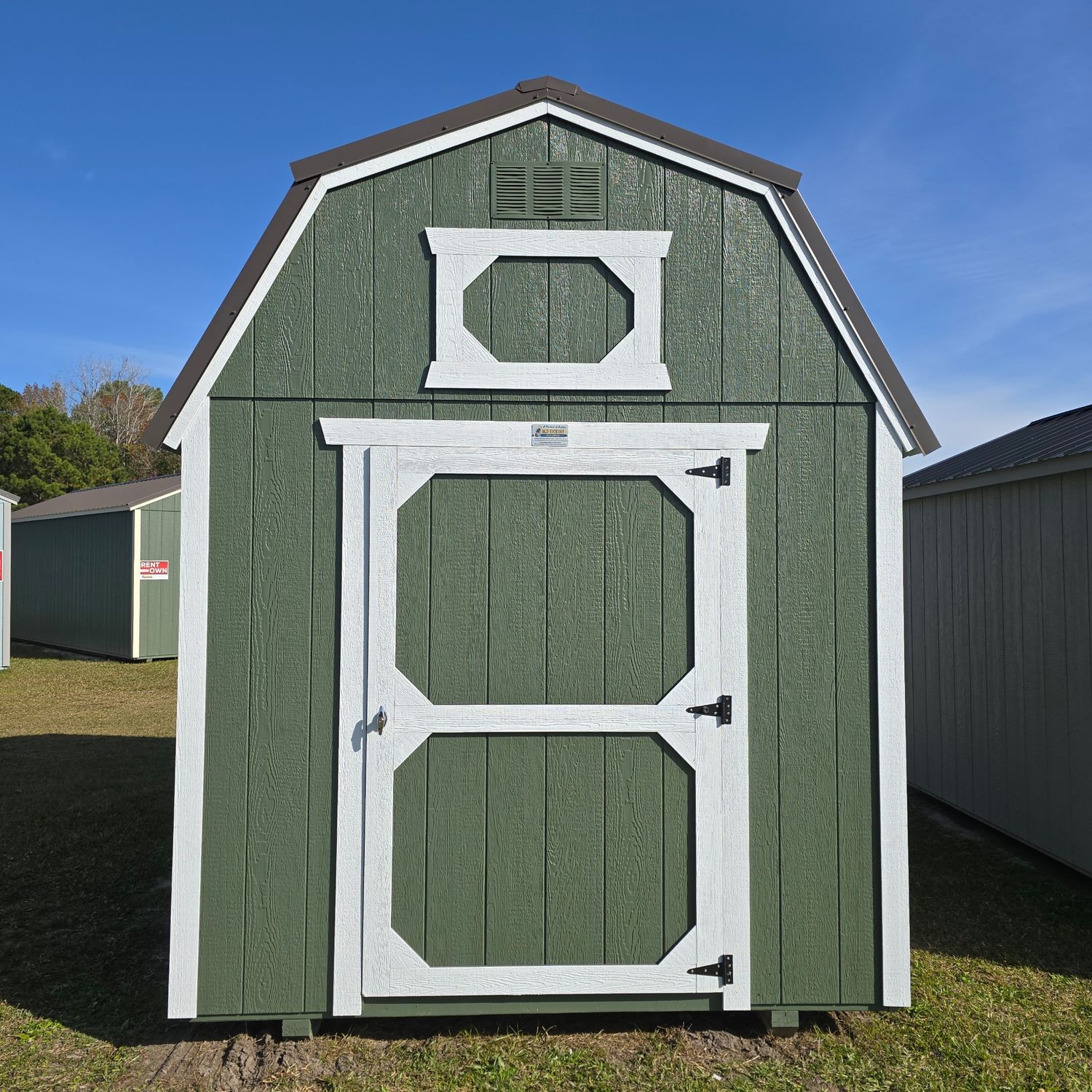 08x12 Lofted Barn-Front Entrance 08x12 Lofted Barn-Front Entrance