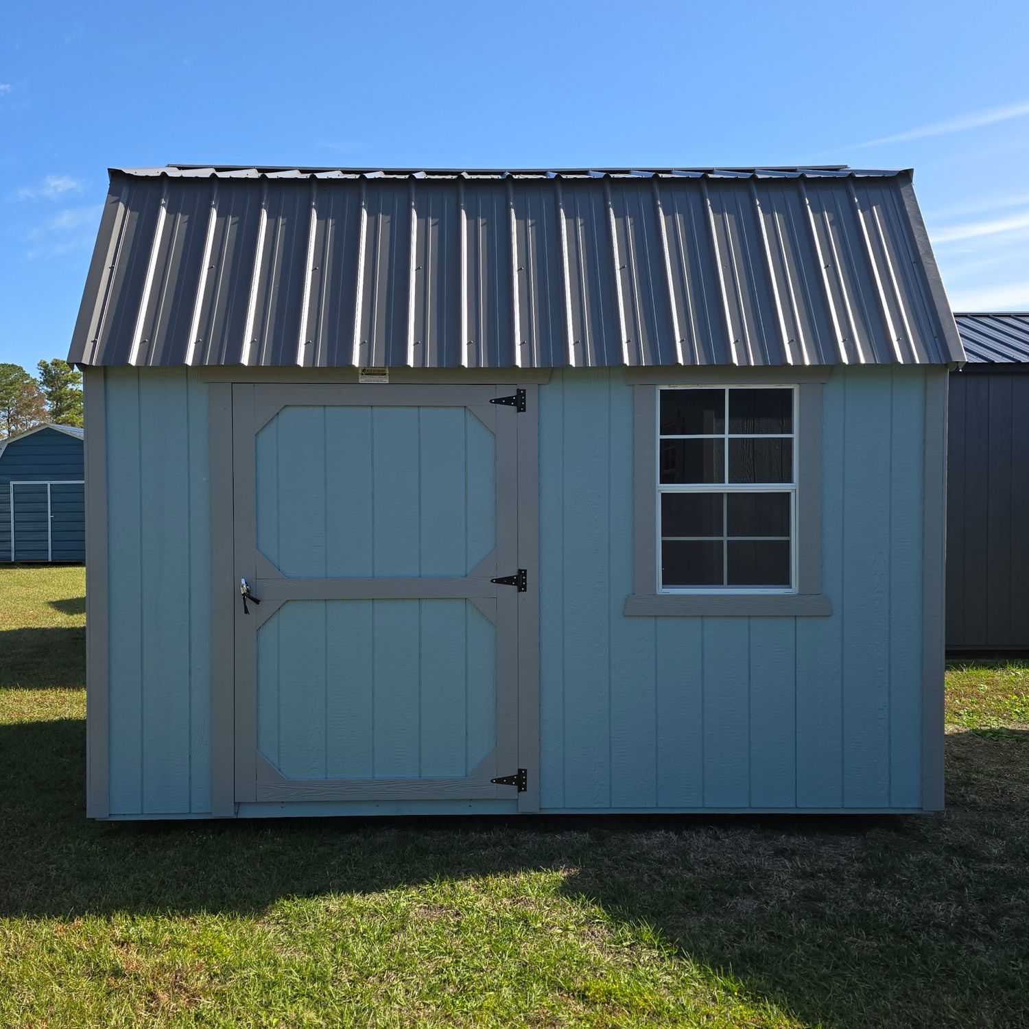 08x12 Lofted Barn-Side Entrance 08x12 Lofted Barn-Side Entrance