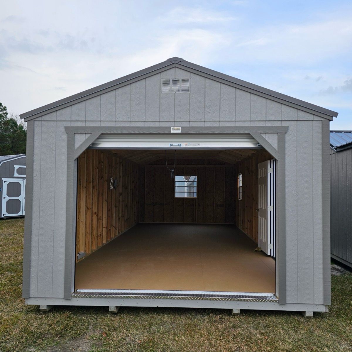 14x28 Utility Shed - Garage Pkg