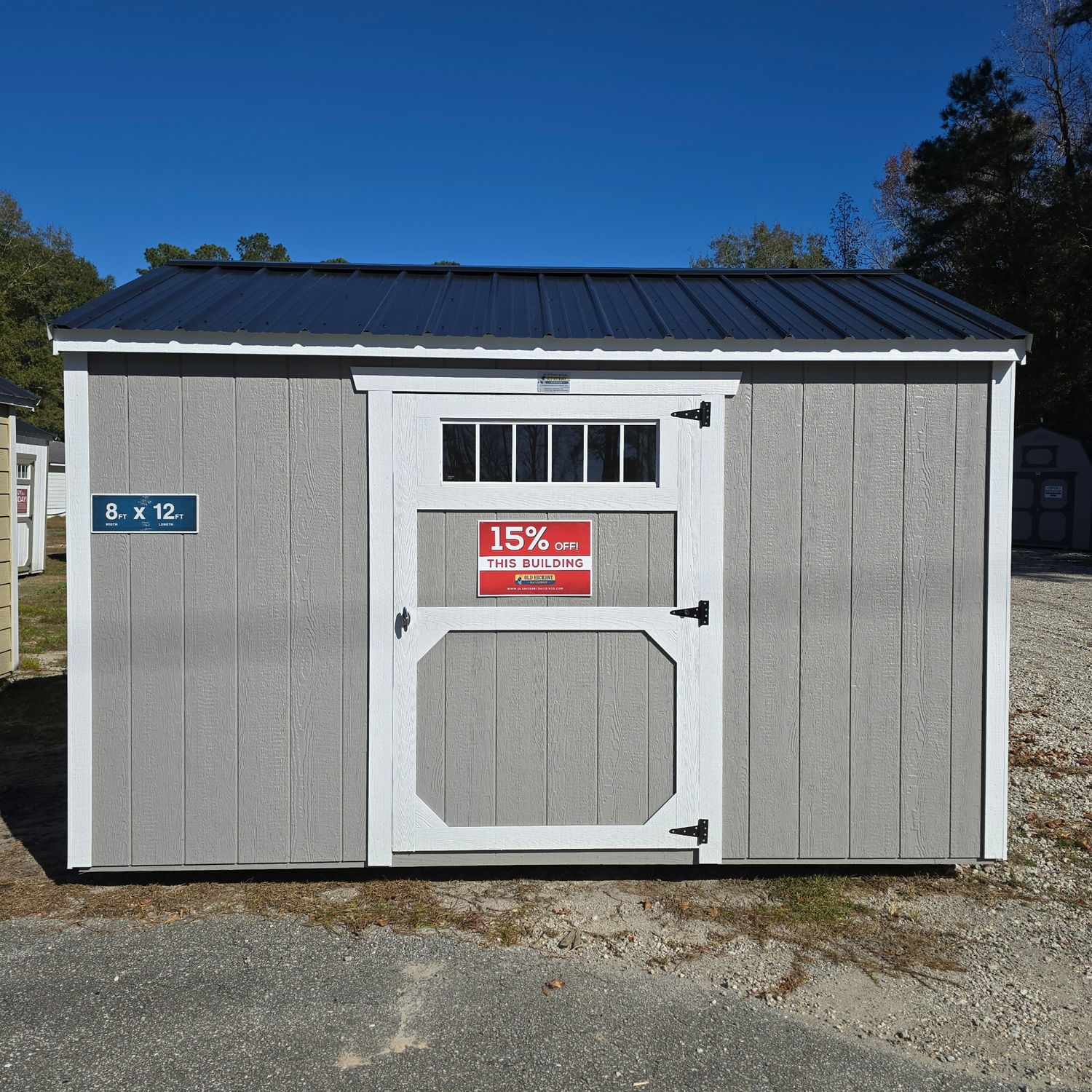 08x12 Utility Shed-Side Entrance 08x12 Utility Shed-Side Entrance