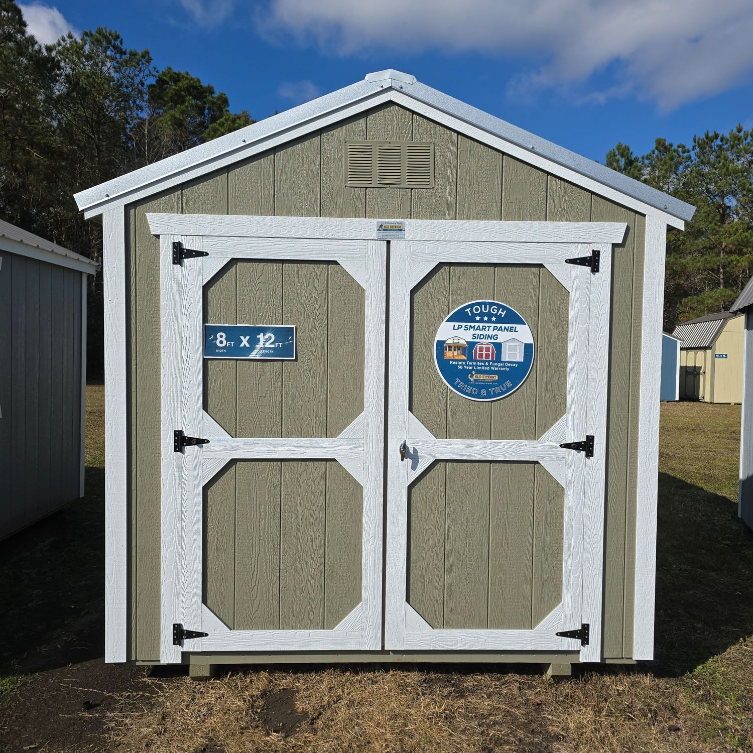 08x12 Utility Shed-Front Entrance 08x12 Utility Shed-Front Entrance