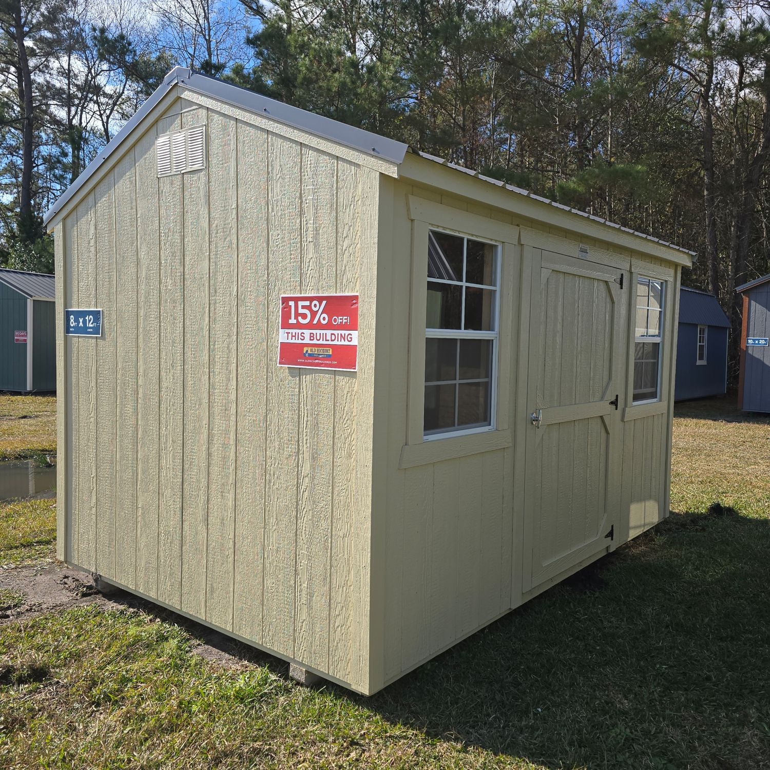 08x12 Utility Shed-Side Entrance 08x12 Utility Shed-Side Entrance
