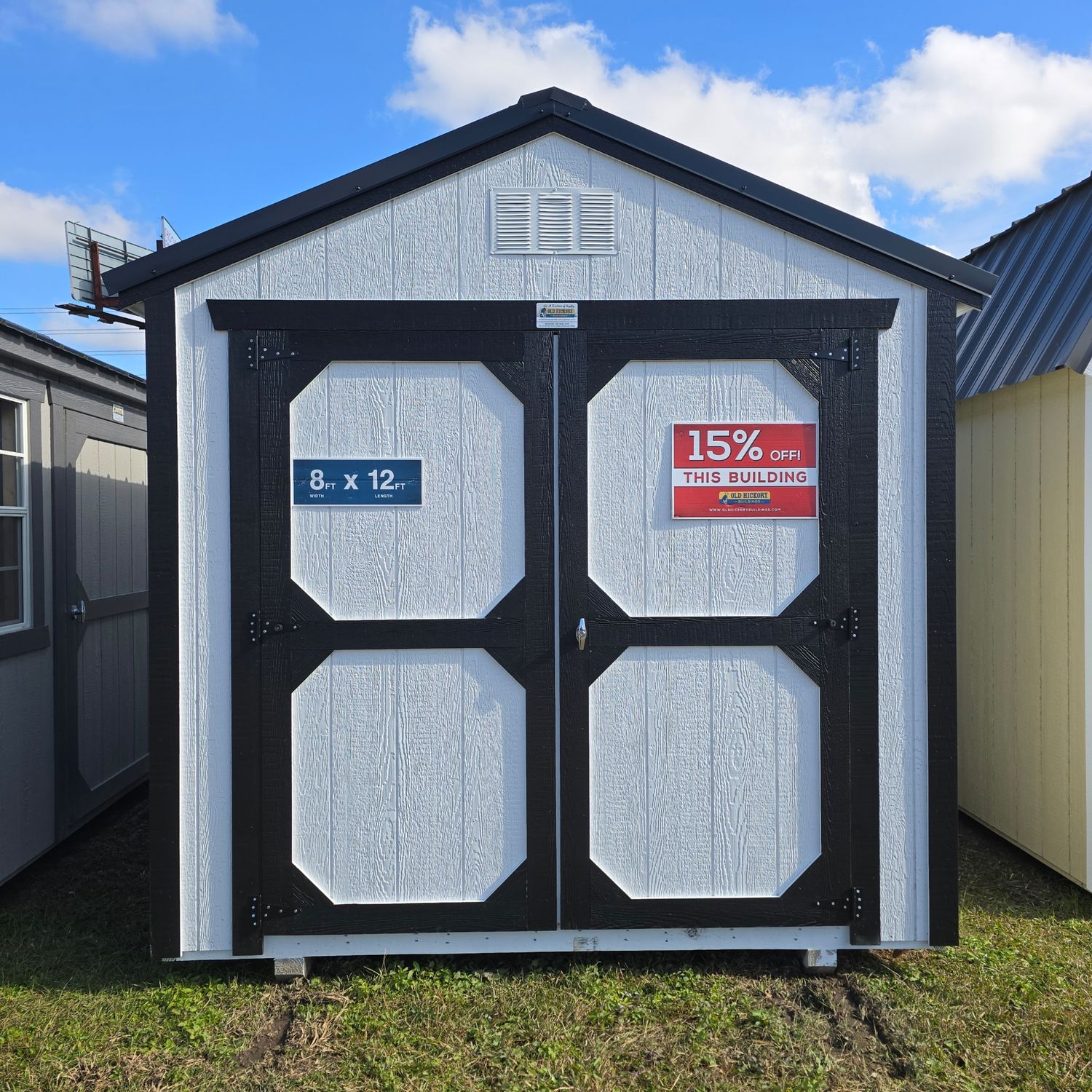 08x12 Utility Shed-Front Entrance 08x12 Utility Shed-Front Entrance