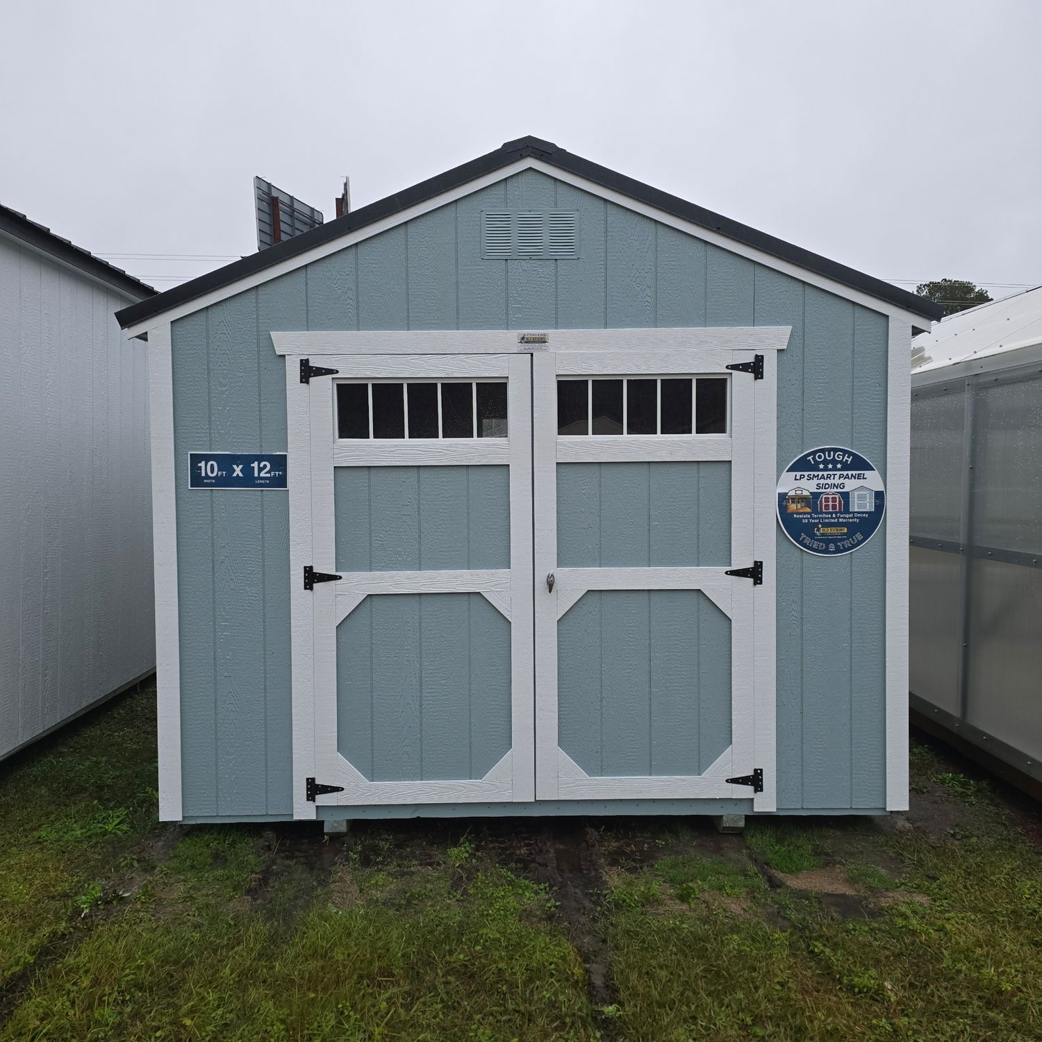 10x12 Utility Shed-Front Entrance 10x12 Utility Shed-Front Entrance