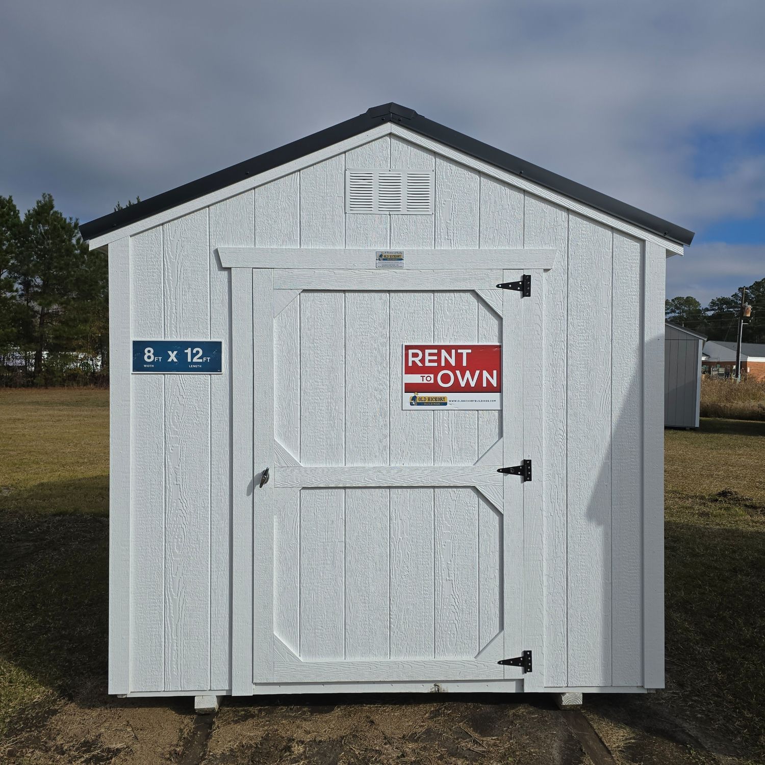 08x12 Utility Shed-Front Entrance 08x12 Utility Shed-Front Entrance