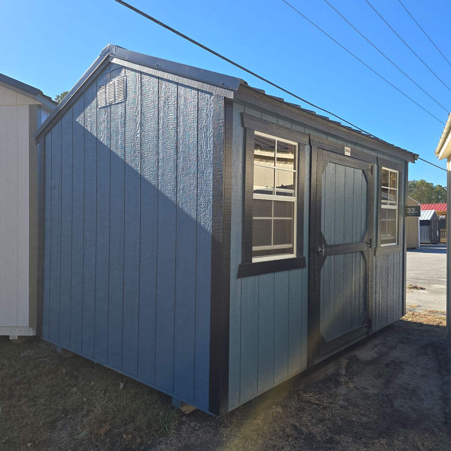 08x12 Utility Shed-Side Entrance 08x12 Utility Shed-Side Entrance