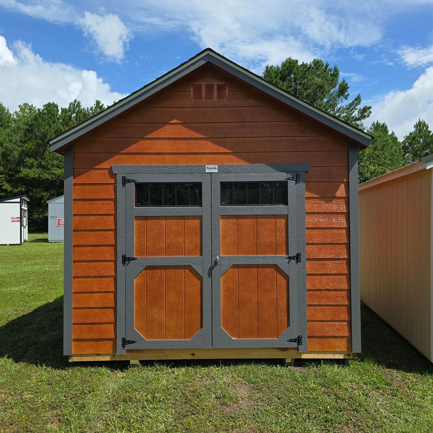 10x12 Utility Shed-Front Entrance