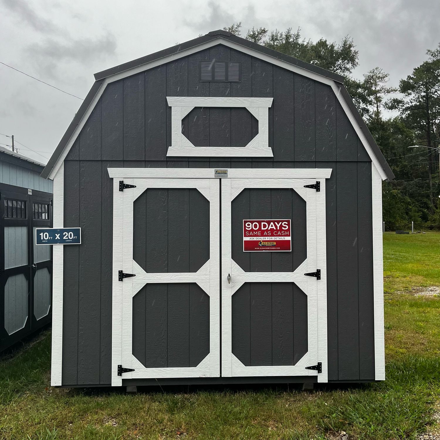 10x20 Lofted Barn - Side Entrance