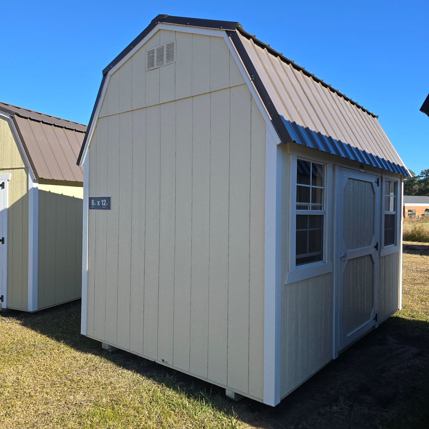 08x12 Lofted Barn-Side Entrance