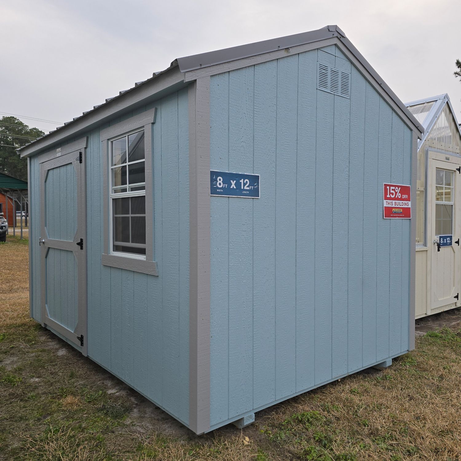 08x12 Utility Shed-Side Entrance 08x12 Utility Shed-Side Entrance
