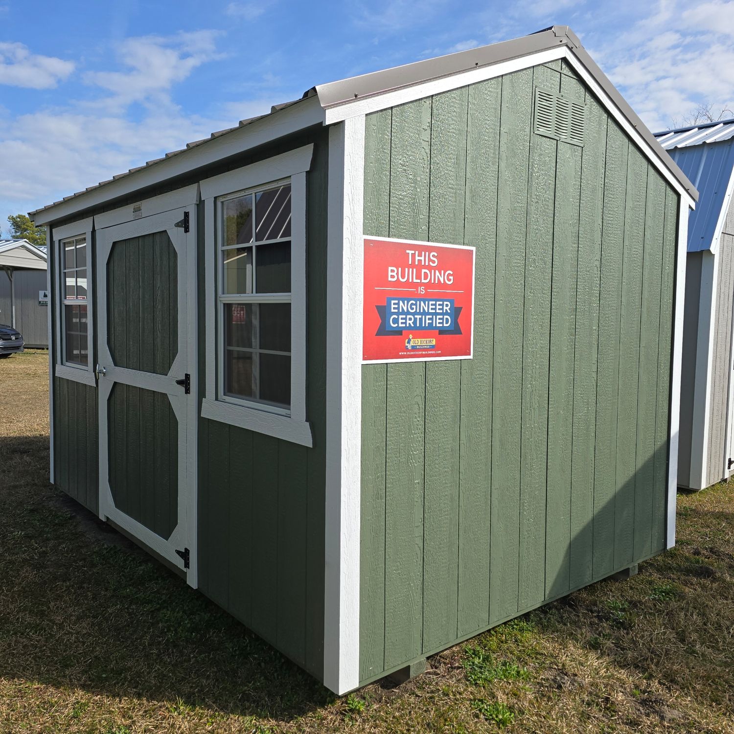 08x12 Utility Shed-Side Entrance 08x12 Utility Shed-Side Entrance