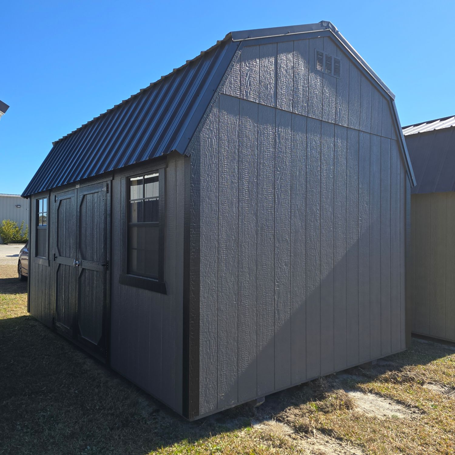 10x16 Lofted Barn-Side Entrance