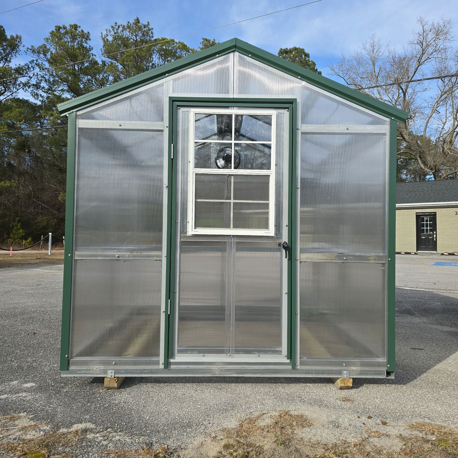 08x08 Vertical Roof Greenhouse